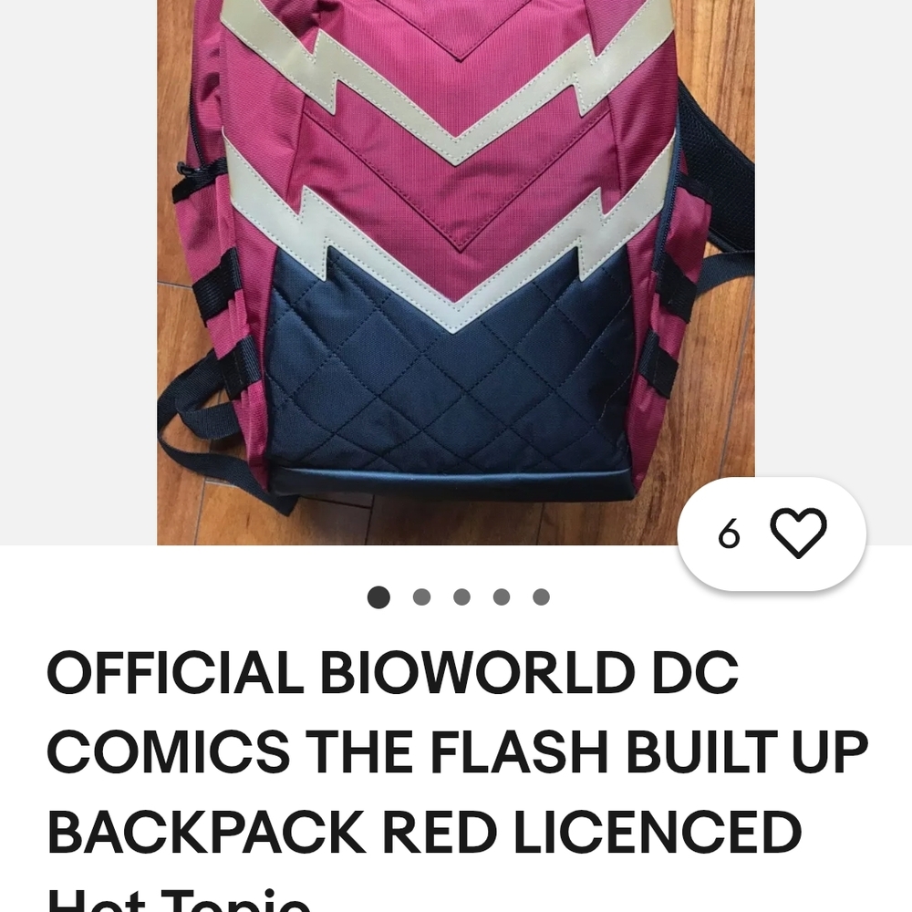 Red Flash Backpack - Picture 4 of 4